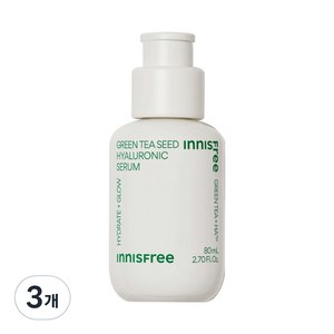 이니스프리 그린티 씨드 히알루론산 세럼, 80ml, 3개