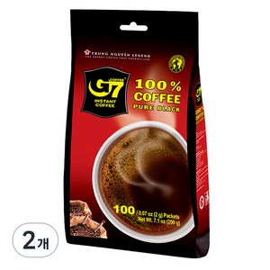 G7 블랙커피, 2g, 100개입, 2개