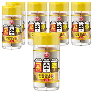 오뚜기 고소후 간편양념, 59g, 6개