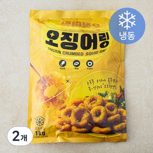 오징어링 (냉동), 1kg, 2개