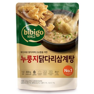 비비고 누룽지 닭다리 삼계탕, 1개, 600g