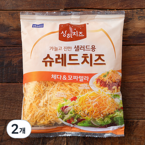 상하치즈 샐러드용 슈레드 치즈, 210g, 2개