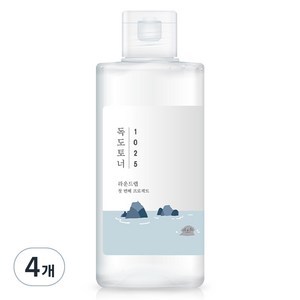 라운드랩 1025 독도 토너, 200ml, 4개