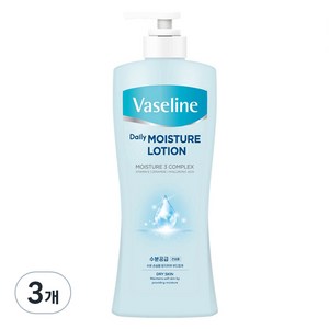 애경바세린 데일리 모이스처 바디로션, 450ml, 3개