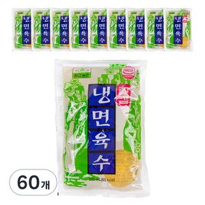 칠갑농산 냉면육수, 60개, 300ml