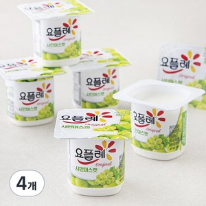 빙그레 요플레 샤인머스켓 6입, 510g, 4개