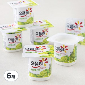 빙그레 요플레 샤인머스켓 6입, 510g, 6개