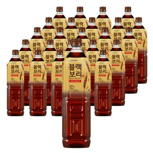 하이트진로 블랙보리차 음료, 1.5L, 24개