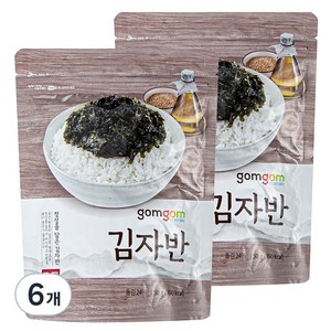 곰곰 김자반, 50g, 6개