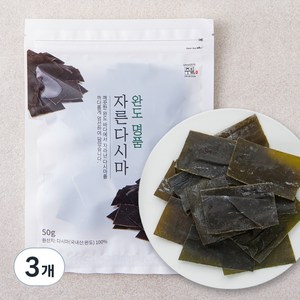 주일 완도 명품 자른 다시마, 3개, 50g