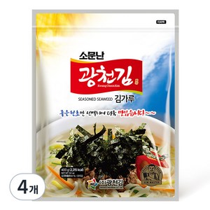 광천김 소문난 김가루, 400g, 4개