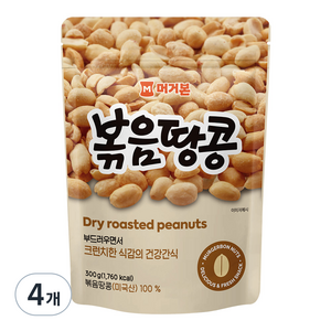 머거본 볶음땅콩, 300g, 4개