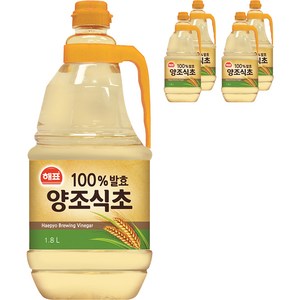 해표 양조식초, 1.8L, 5개