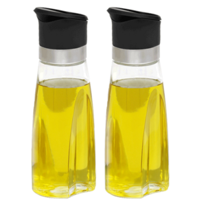 시노글라스 그래비티 오일병 블랙, 320ml, 2개