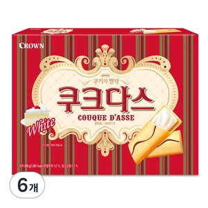 쿠크다스 화이트 토르테, 289g, 6개