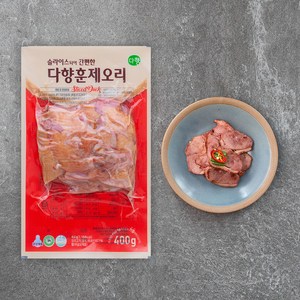 다향오리 훈제오리 슬라이스, 400g, 1개