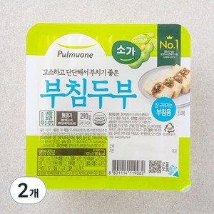 풀무원 소가 부침두부, 290g, 2개