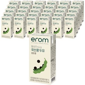 이롬 황성주 박사의 국산 두유 검은콩, 190ml, 80개