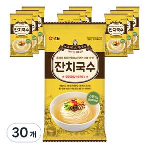 샘표 잔치국수, 101g, 30개
