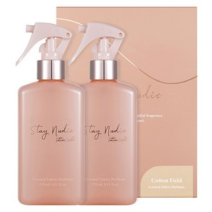 바디홀릭 스테이누디 센티드 대용량 섬유향수 270ml, Cotton Field, 2개