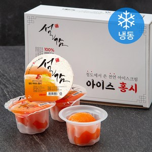 설감 천연아이스크림 아이스홍시 12개입, 80g, 12개