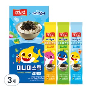 핑크퐁 미니미스틱 김자반 10g x 15p, 150g, 3개