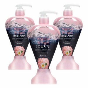 페리오 히말리야 핑크솔트 플로랄민트 펌핑치약, 285g, 3개