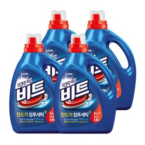 비트 진드기 액체세제 일반용 본품, 3L, 4개