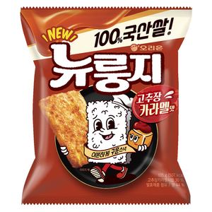 오리온 뉴룽지 고추장카라멜 스낵, 105g, 1개