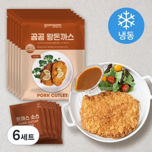 곰곰 왕돈까스 330g + 소스 150g (냉동), 480g, 6세트