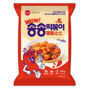 오테이스트 송송떡볶이 매콤소스, 340g, 1개