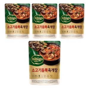 비비고 소고기듬뿍육개장, 4개, 460g