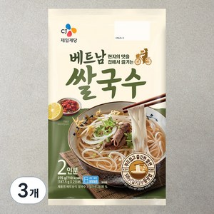 CJ제일제당 베트남식 쌀국수 2인, 375g, 3개