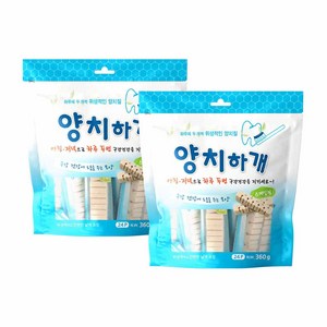 양치하개 반려견 덴탈껌 24p, 스케일링, 360g, 2개