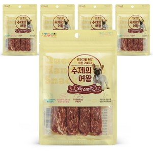 수제의여왕 강아지 간식, 오리스테이크, 70g, 5개