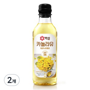 백설 카놀라유, 500ml, 2개