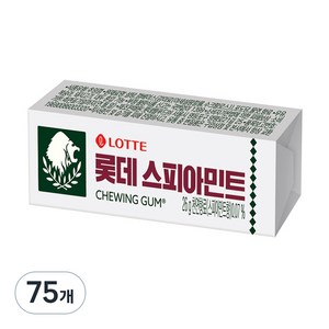 롯데웰푸드 스피아민트 껌, 26g, 75개