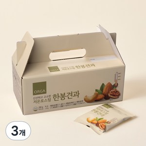 올가홀푸드 신선하고 고소한 저온로스팅 한봉견과 14p, 280g, 3개