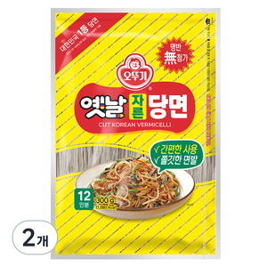 오뚜기옛날 자른당면, 300g, 2개