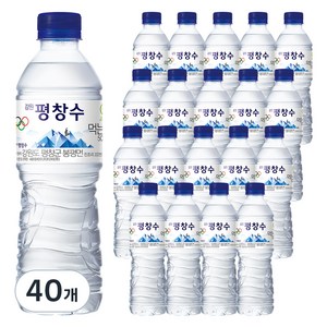 강원평창수 생수, 500ml, 40개