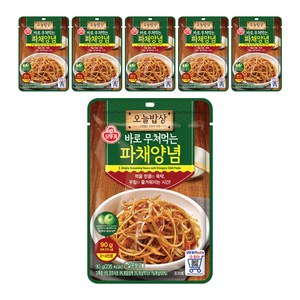 오늘밥상 파채양념, 90g, 6개