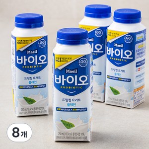 매일바이오 드링킹 플레인, 250ml, 8입