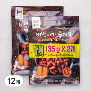 목우촌 비엔나가 좋아요, 135g, 12개