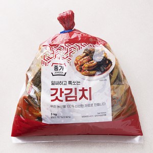 종가집 갓김치, 3kg, 1개