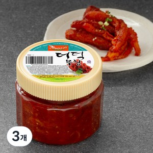 강경신안 더덕무침, 500g, 3개