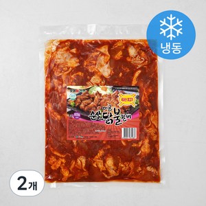 맛잽이식품 매운순살닭불갈비 (냉동), 800g, 2개