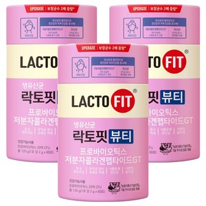 락토핏 뷰티 생유산균, 120g, 3개