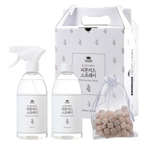 줌100%편백수 피톤치드 스프레이 500ml+리필500ml+편백칩증정 세트, 1세트, 500ml