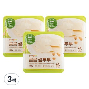 곰곰 쌈두부 3입세트, 300g, 3팩