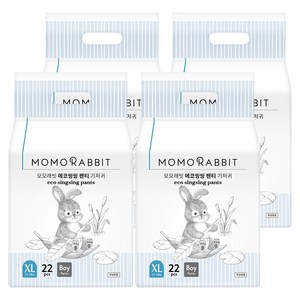 모모래빗 에코씽씽 오리지널 팬티기저귀 남아용, 특대형(XL), 88매